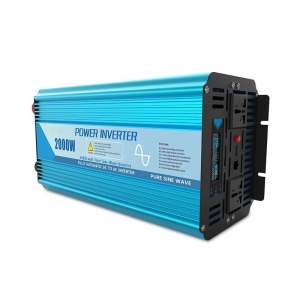 New UPS Backup Battery Charger Pure Sine Wave Inverter 2000W 12V 24V TO 110V 220V Car Power Inverter