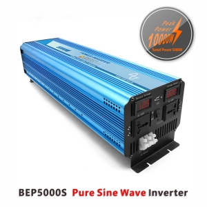 5000W Pure Sine Wave Inverter 24V 48V to 110V/220V DC to AC Power Inverter