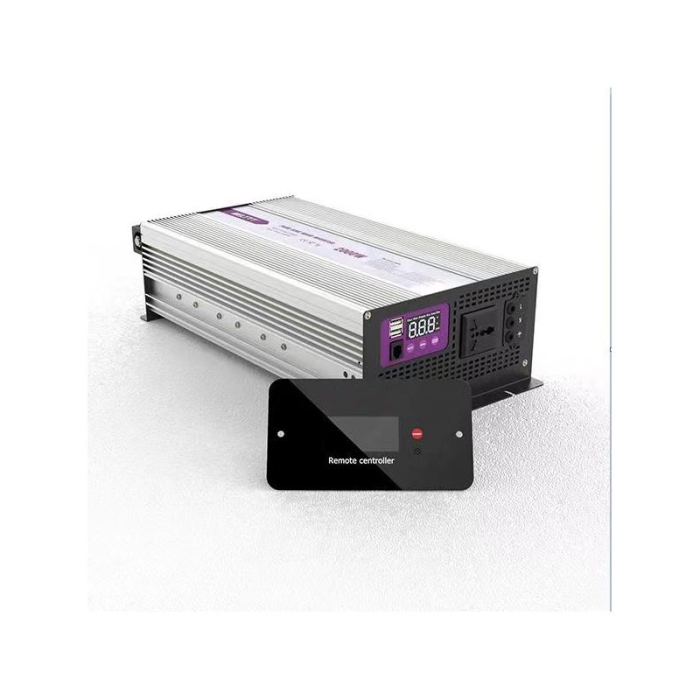 Off Grid Power Inverter Dc/Ac 1000w 12v 24v To 110v 220v With Remote Control For Solar Energy System