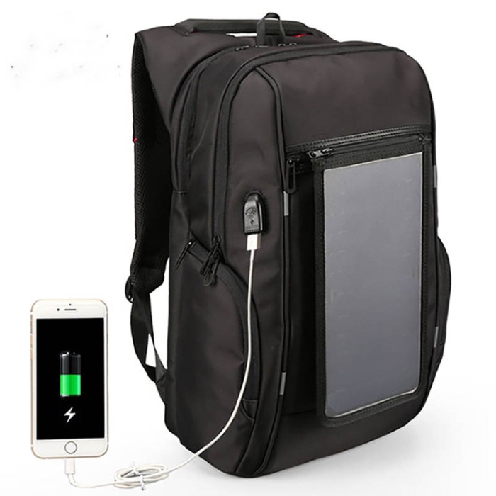 7W 15W 20W Solar Backpack Smart Bag Outdoor Solar Panel Power Battery Backpack With USB Charging Port