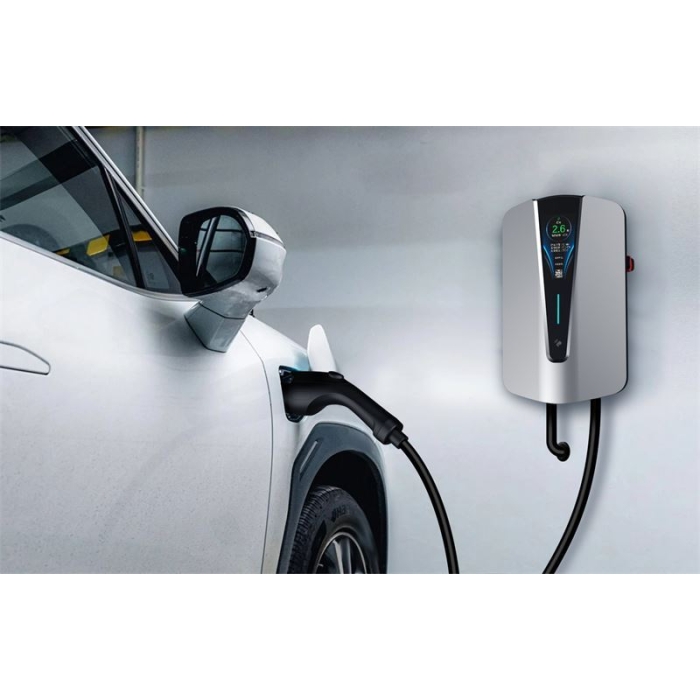 Q8 4.3 inch Screen Wallbox EV Charger AC32A 48A Fast Electric Car Charging for Home Type1