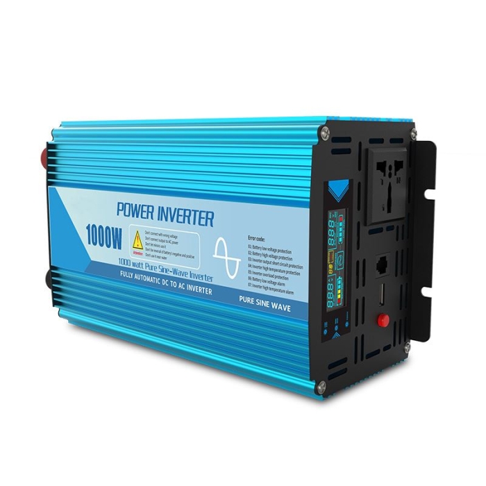 Popular 12V 24V 48V DC To AC 110V 220V 230V 240V 300W 500W 1000W 1500W 2000W 3000W Off Grid Pure Sine Wave Power Inverter UPS