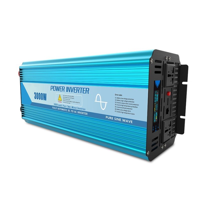 New UPS Backup Battery Charger Pure Sine Wave Inverter 2000W 12V 24V TO 110V 220V Car Power Inverter