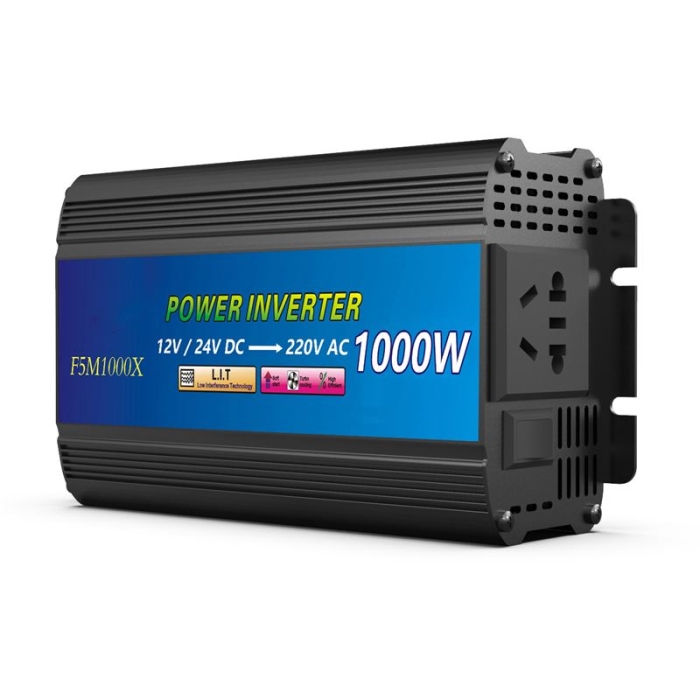 F5M 1000W Smart Inverter 12v 24v Dc To Ac 220v Modified Sine Wave Power Inverter