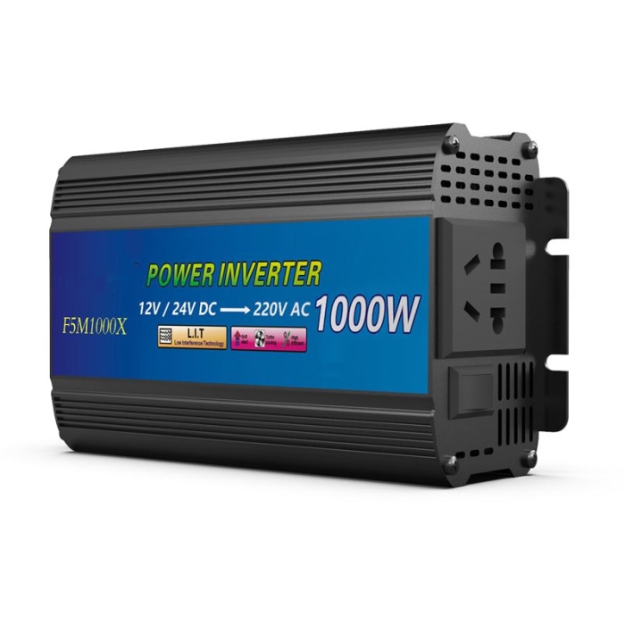 F5M 1000W Smart Inverter 12v 24v Dc To Ac 220v Modified Sine Wave Power Inverter