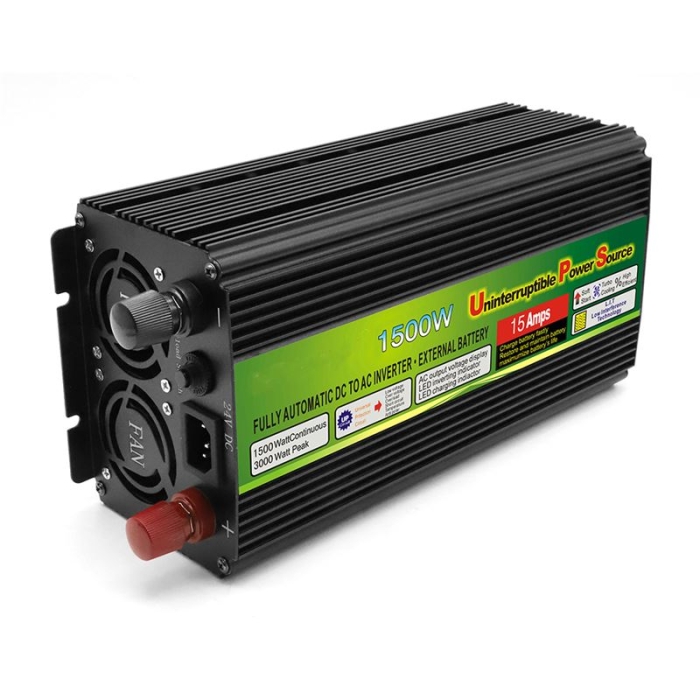 1500W 12v 24v 48v DC To 120v 240v AC Modified Sine Wave Power Inverter Off Grid Solar Inverter Battery Charger