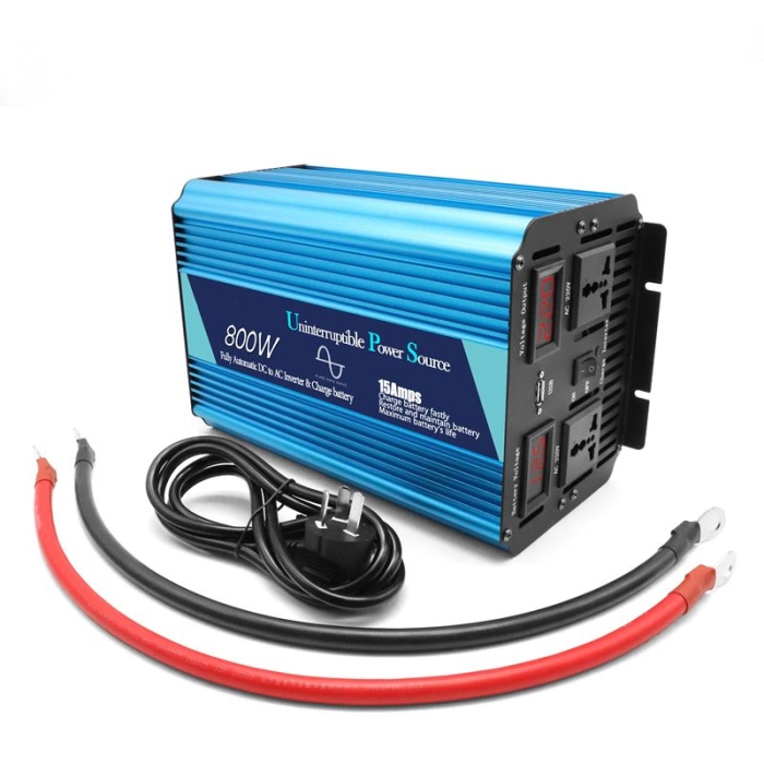 800W Single Phase Solar PV Energy System Pure Sine Wave Solar Inverter DC AC Off Grid 12V 24V